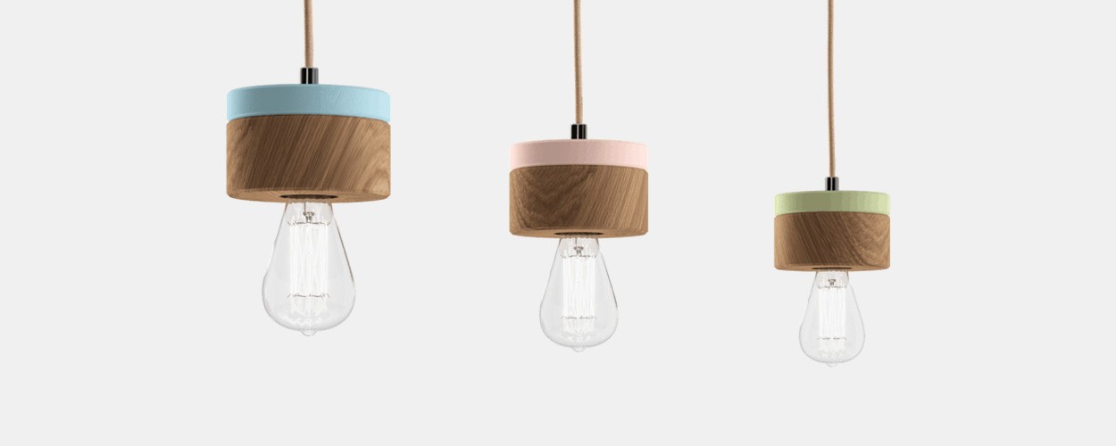 Holzlampen im skandinavischen Design von ALMUT von Wildheim