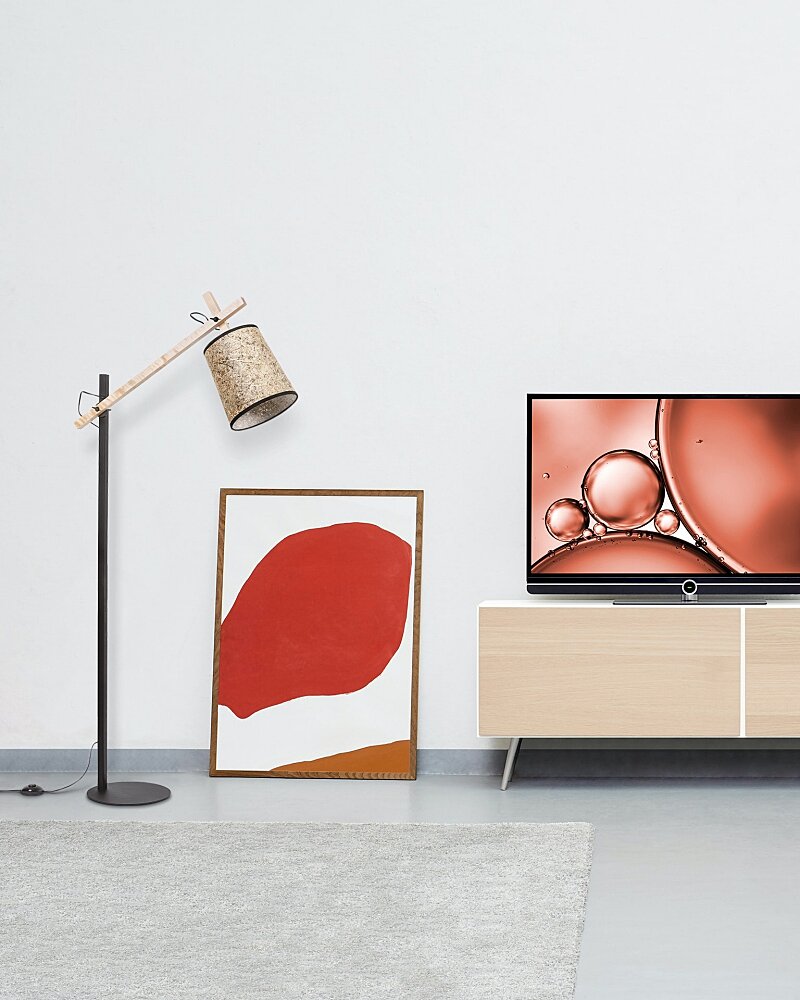 Leselampe aus natürlichen Materialien modernes Interior ALMUT von Wildheim