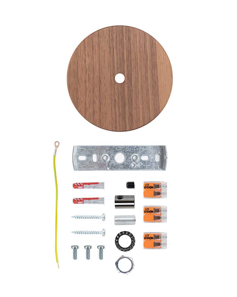 Baldachin aus Walnuss Montagekomponenten