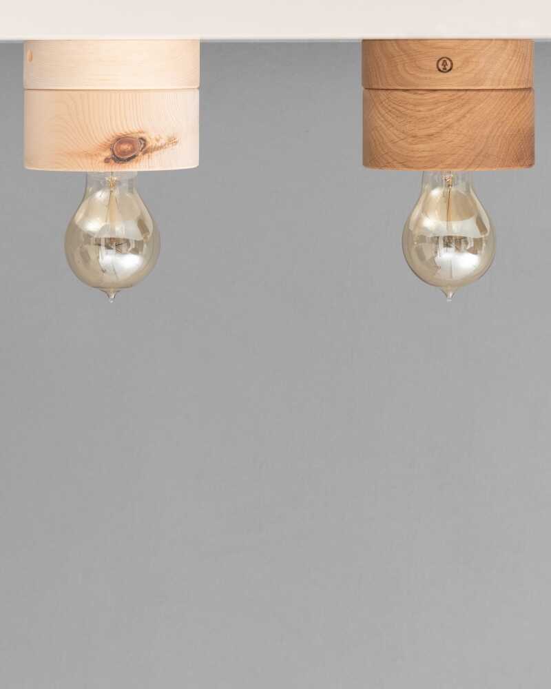 Deckenleuchten 0239 Zirbe Eiche Holzlampen von ALMUT von Wildheim