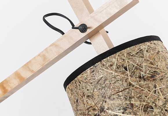 Designlinie 0000 Stehleuchte Leseleuchte Heu Holz von ALMUT von Wildheim Designlinie 0000 Stehleuchte Leseleuchte minimalistisches Design aus Heu Holz von ALMUT von Wildheim