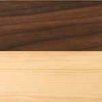 Deckenleuchte aus Walnuss Holz skandinavisches Design 0239 ALMUT - Walnuss Zirbe