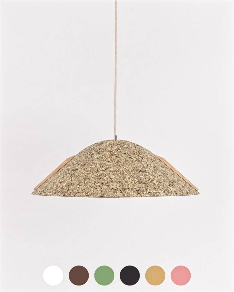 Hängelampe aus Holz Esszimmer konisch 1411 ALMUT