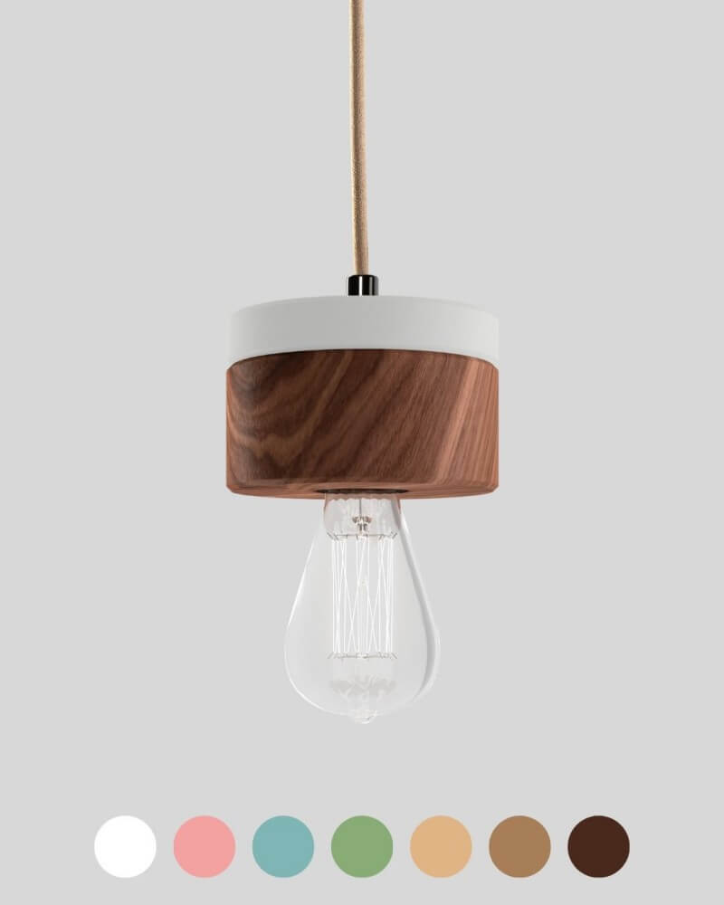 Pendelleuchte Walnuss ALMUT von Wildheim