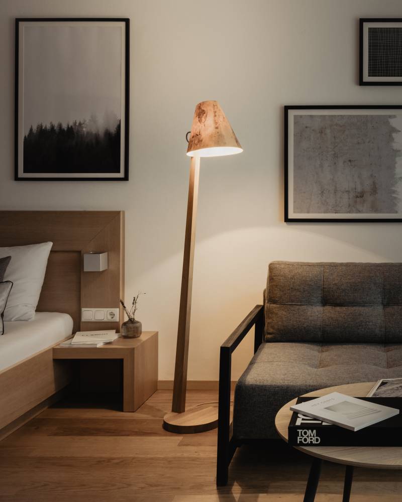 Stehleuchte 1411 ALMUT Steinleuchte nachhaltige Stehlampe