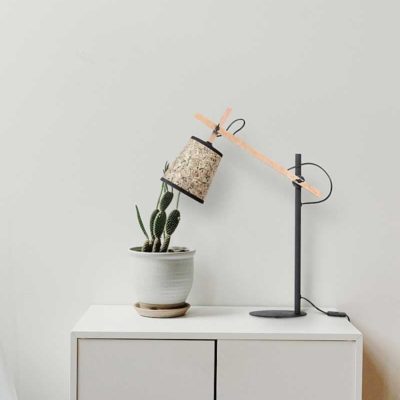 Tischleuchte Leseleuchte 0000 Heu Holz Metall ALMUT von Wildheim Tischleuchte Leseleuchte 0000 Heu Holz Metall ALMUT von Wildheim