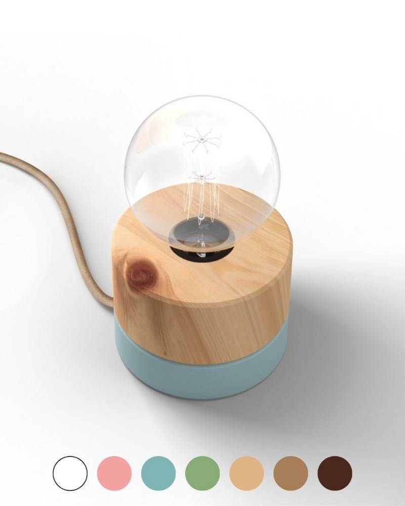 Tischleuchte Zirbenlampe ALMUT Designleuchte