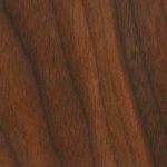 Tischlampe aus Holz Eiche geschwungen 1411 ALMUT - Walnuss