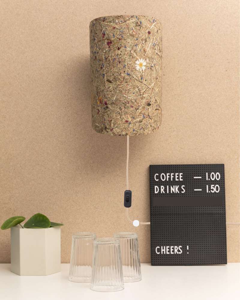 Wandlampe mit Kabel Almwiese 1411 geschwungen ALMUT