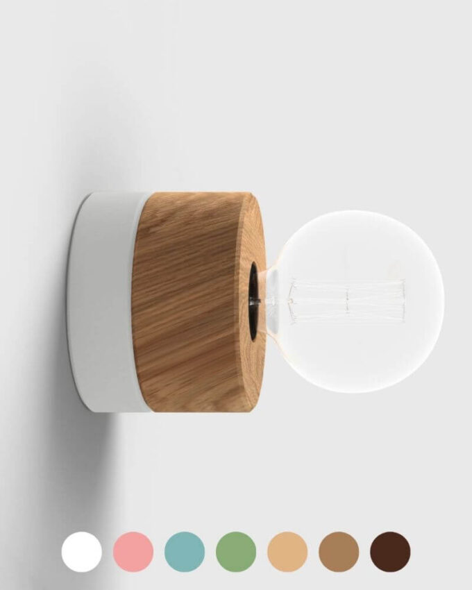 Wandleuchte Eiche Holzlampe ALMUT