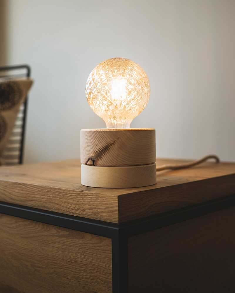 Zirbentischlampe von ALMUT von Wildheim