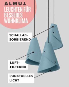 Leuchten für besseres Wohnklima ALMUT von Wildheim