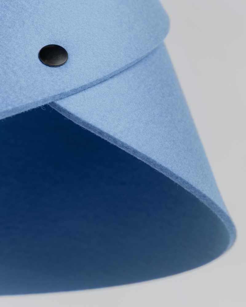 Pendelleuchte Filzlampenschirm geschwungen 0314 ALMUT von Wildheim Detail4