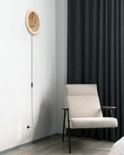 LED Wandleuchte 6134 Stein FL mit Kabel