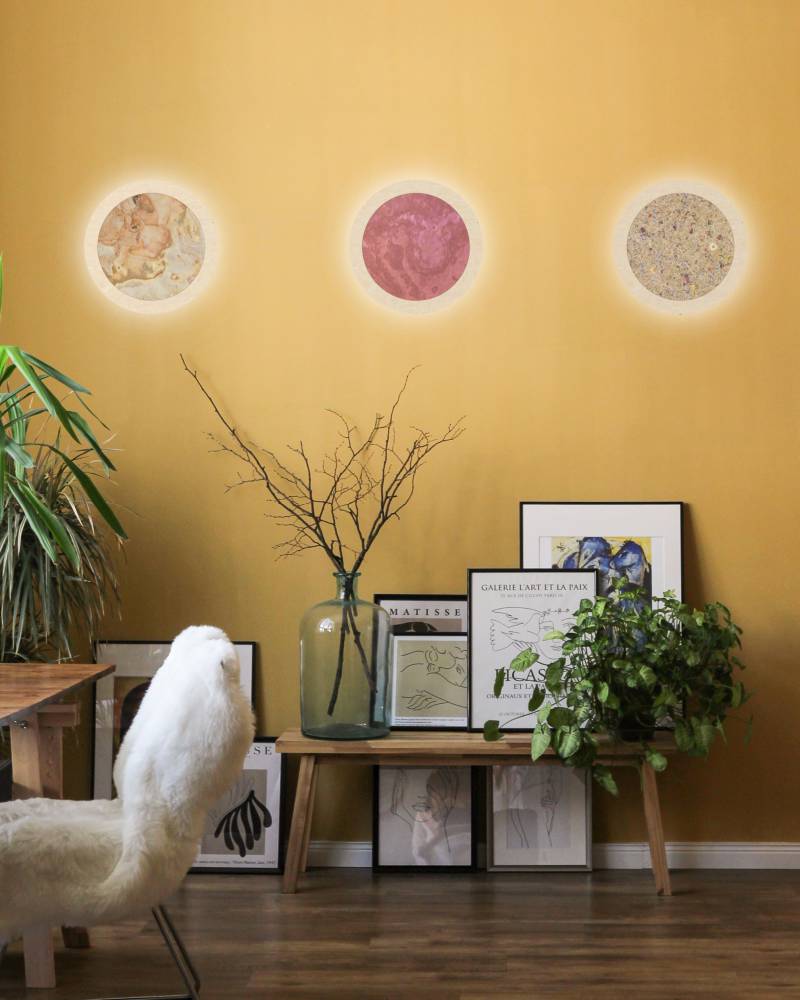 LED Wandleuchte Birke Stein Almheu ALMUT Wohn2