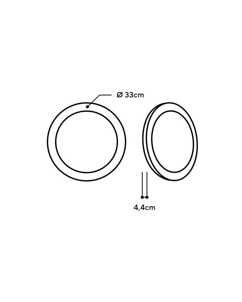 LED Wandleuchte Picto ALMUT von Wilhdeim