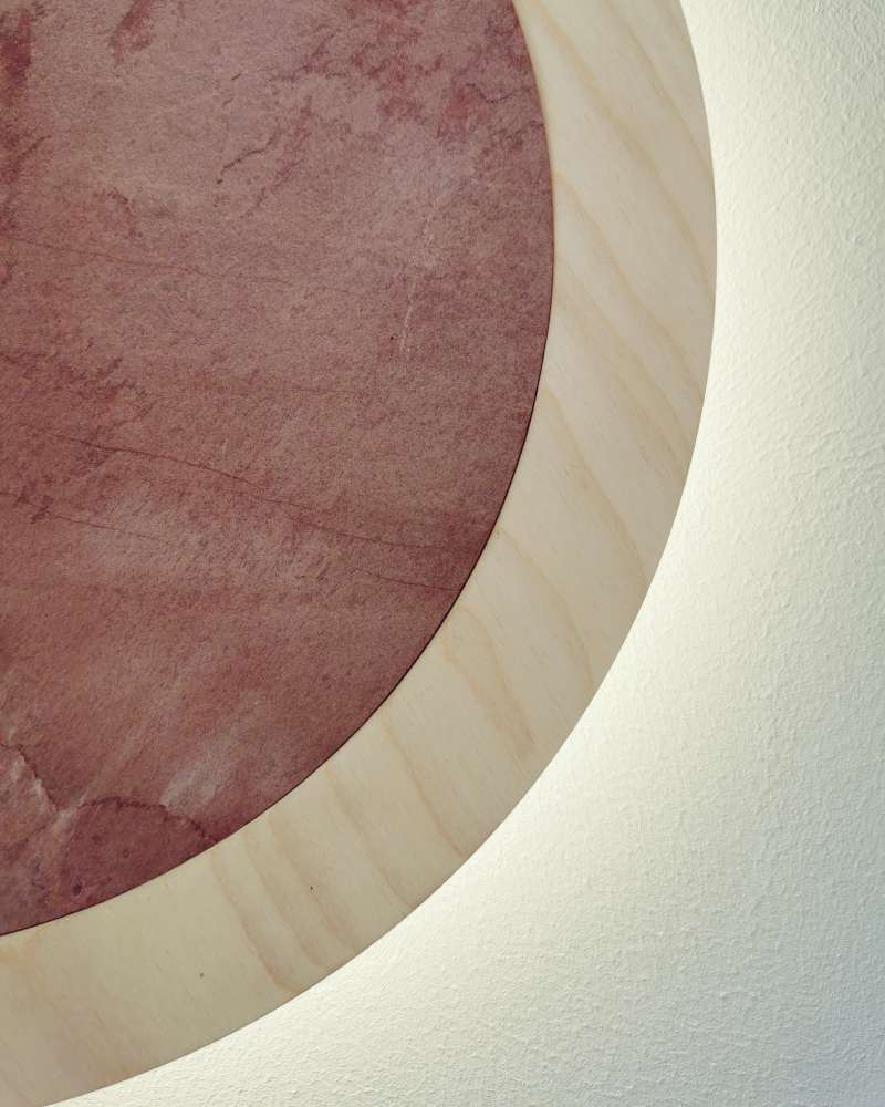 LED Wandleuchte Stein TR 6134 Licht Detail