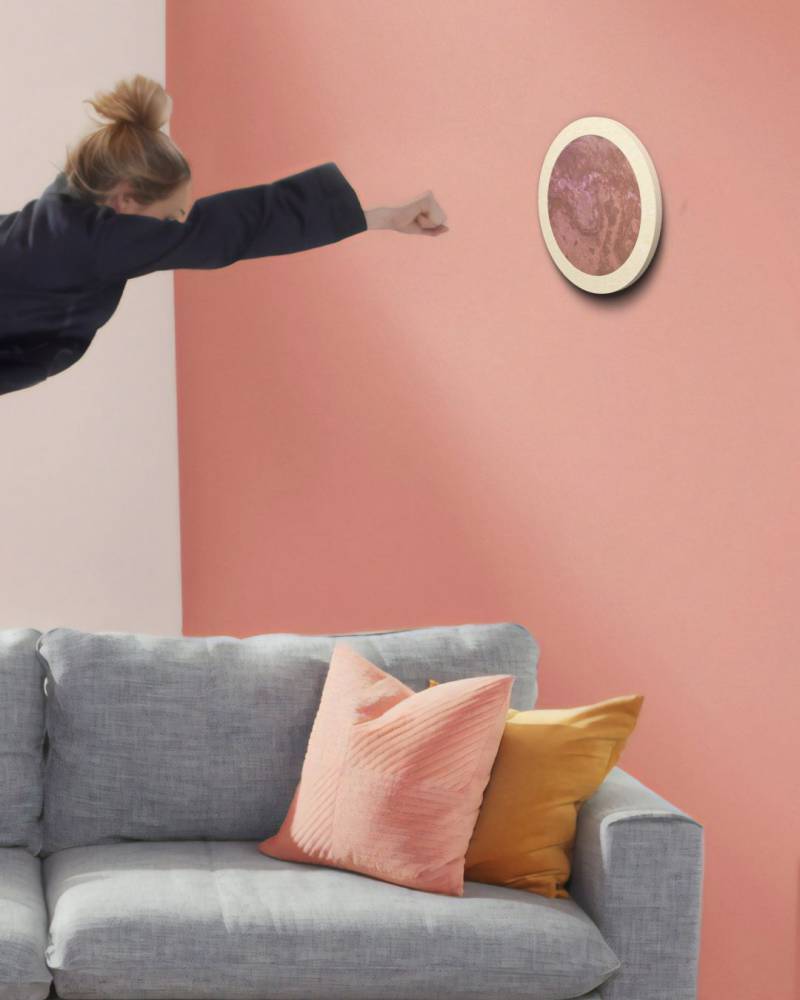 Wohnzimmer LED Wandleuchte aus Stein ALMUT 6134