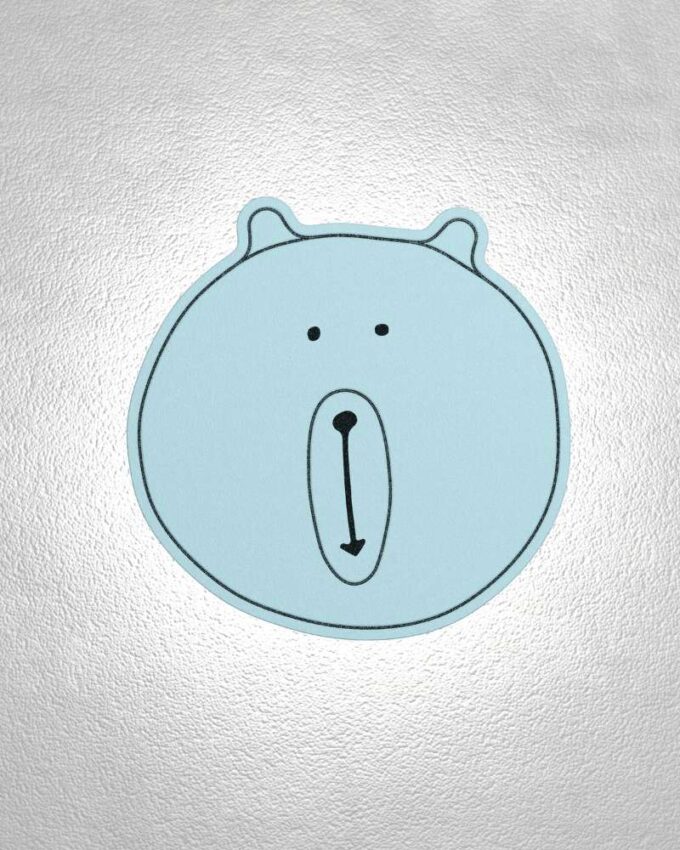 LED Kinderzimmerleuchte 1505_Kinderzimmerlampe_Baer_blau_ALMUT