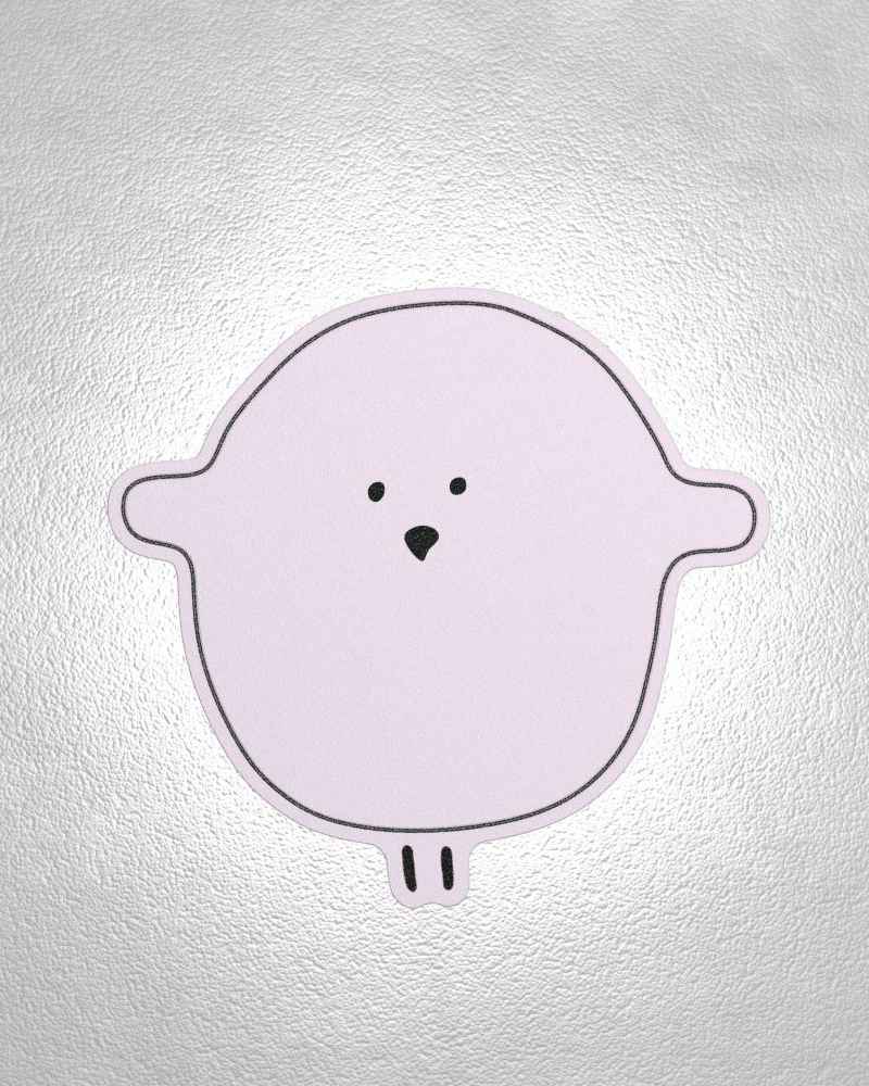 Kinderzimmer Wandleuchte LED Kinderzimmerleuchte 1505 Kueken rosa Licht-min