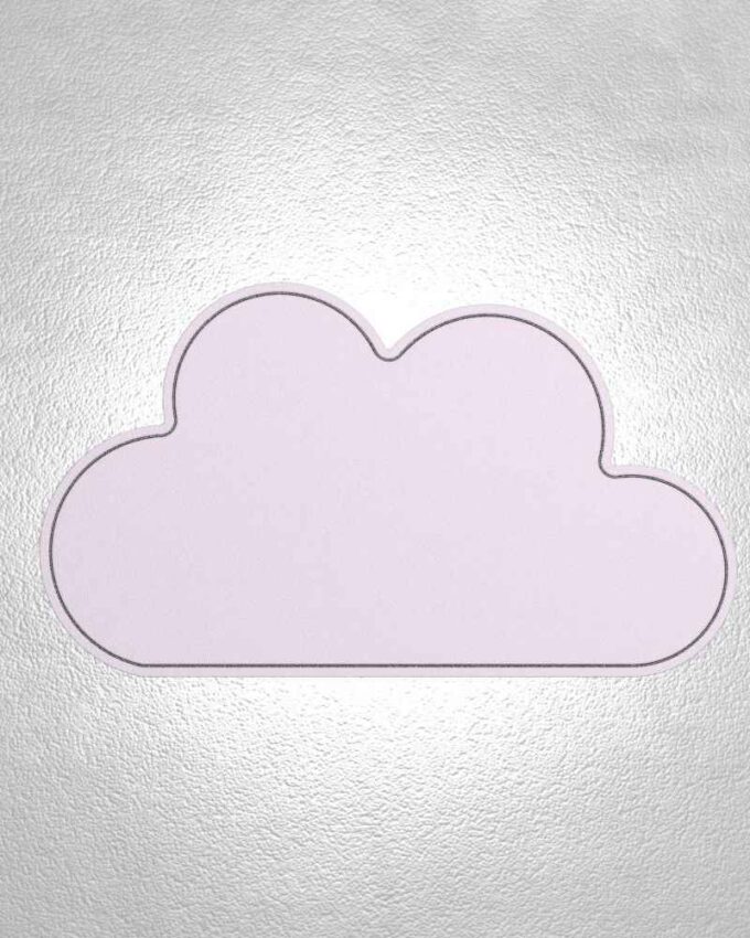 LED Kinderzimmerleuchte 1505 Wolke klein rosa Licht-min
