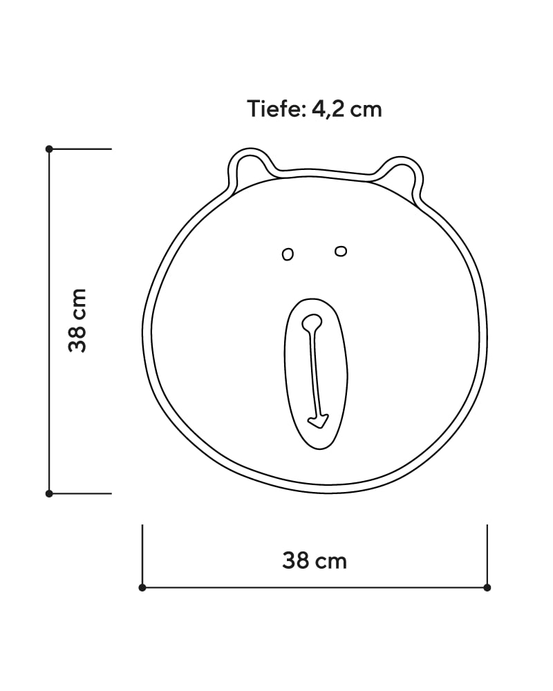 LED Kinderzimmerleuchte Skizze-Baer-ALMUT-1505