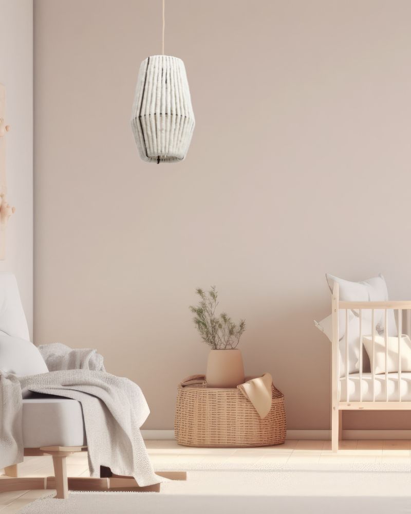 Lampen aus Wolle ALMUT_6020_Haengelampe_Wolle_Konus_gross_Wohnung