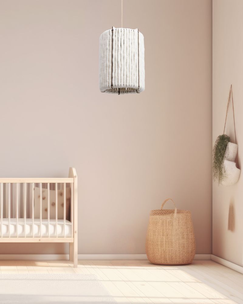 Lampen aus Wolle ALMUT_6020_Haengelampe_Wolle_Zylinder_gross_Wohnung