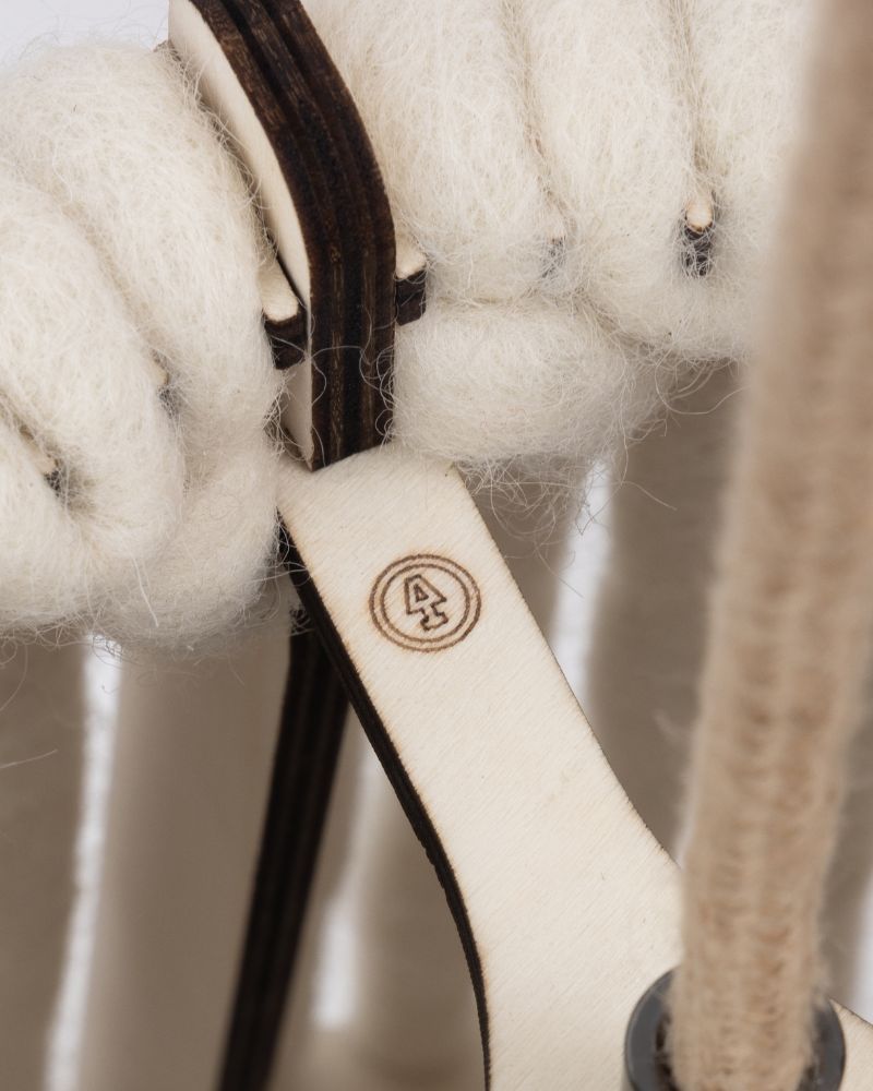 Lampen aus Wolle ALMUT_6020_Haengelampe_Wolle_Zylinder_klein_Detail