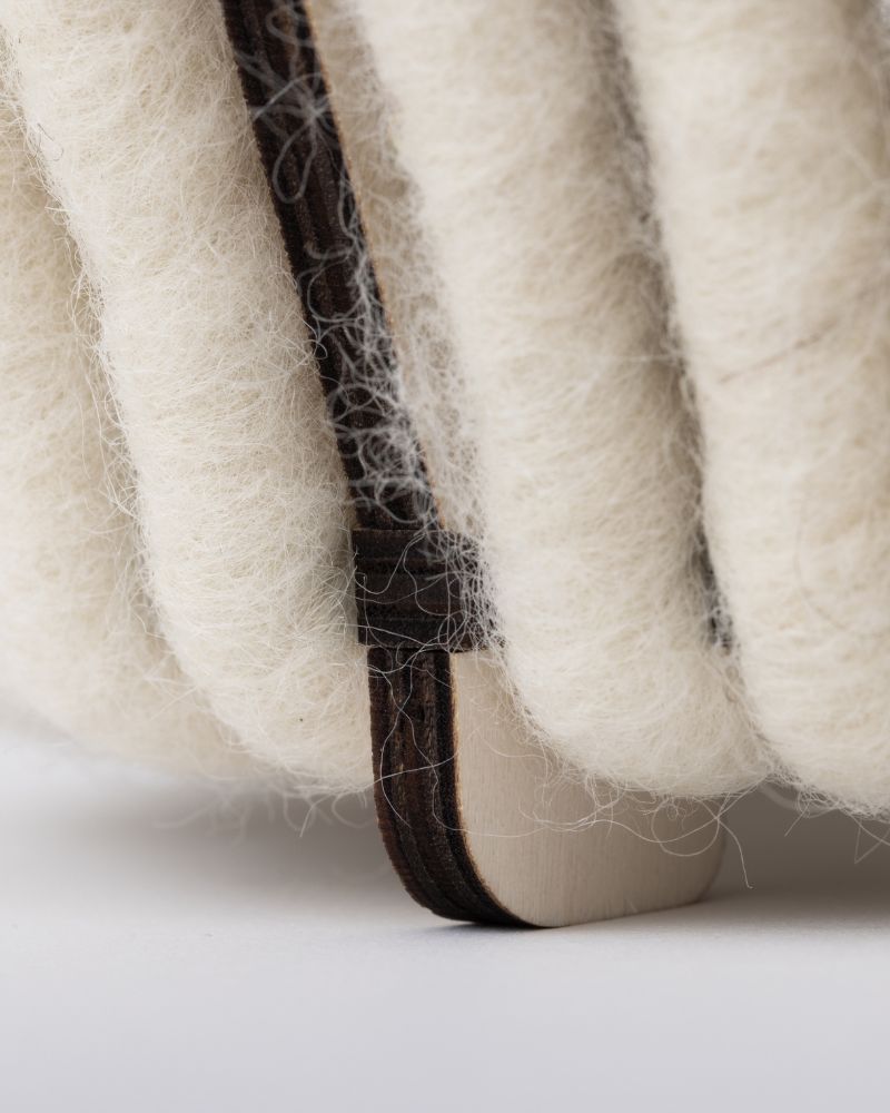 Lampen aus Wolle ALMUT_6020_Lampenschirm_Wolle_Tischleuchte_Konus