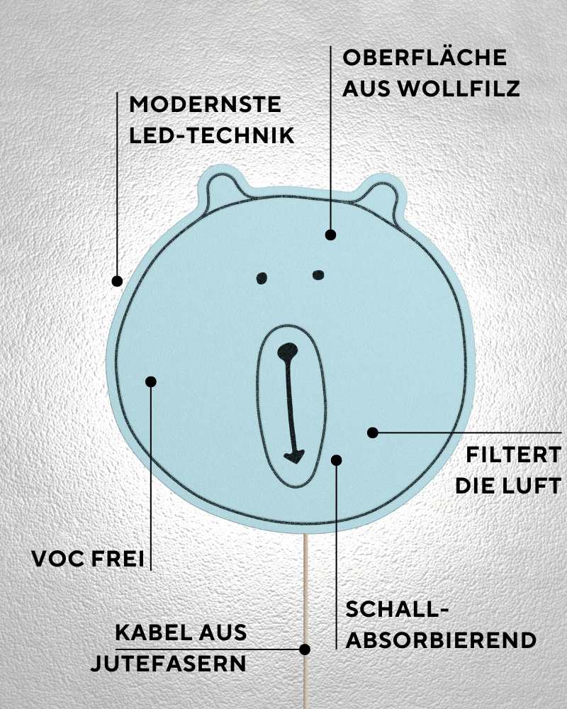 Kinderzimmer Lampe mit Kabel ALMUT_1505_Kinderzimmerleuchte_mit_Kabel_Baer_Features